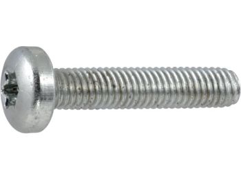 TORX maskinskrue, knaphoved - M5x8mm, TX25 kærv (10 stk.)