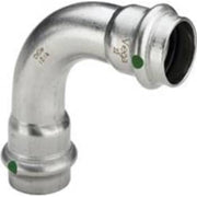 42 mm Bøjning Sanpress Inox 90° muffe/muffe