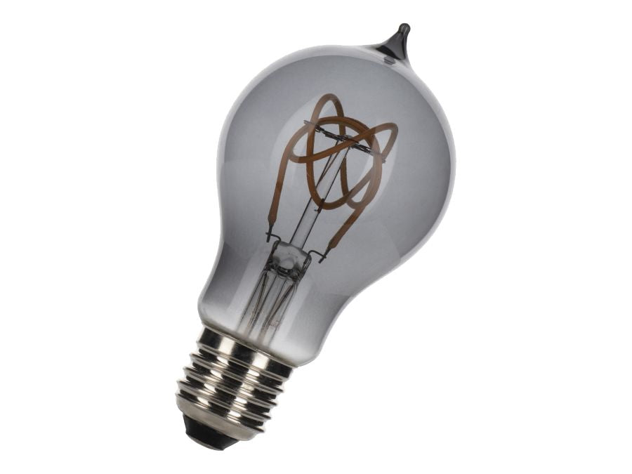 A60 SpiraLED Nostalgic - 240V/4W dæmpbar, E27 (2200K), Sort