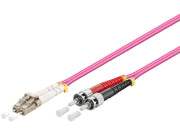 Fiberoptisk netværkskabel LC-ST multimode OM4 (20m)