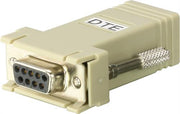 Seriel adapter - D-SUB9 han til RJ45 hun (DTE)