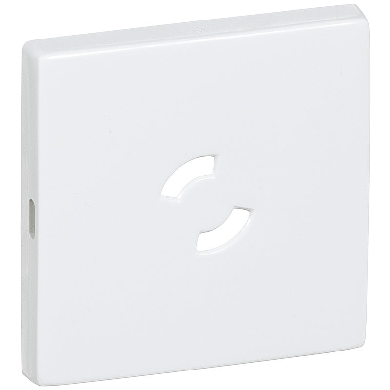 Dæksel for lampestikkontakt 50x50 hvid  gl. model