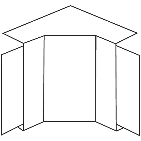 Hjørne indvendig til HF LFH 40060/41 - perlehvid