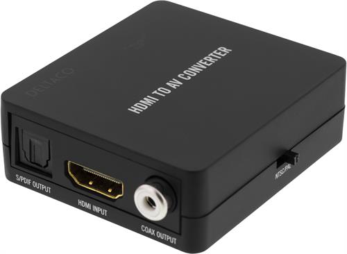 HDMI konverter - HDMI til Komposit video + audio