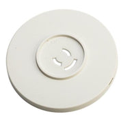 Dæksel til lampestikprop m/jord hvid ø80 rund