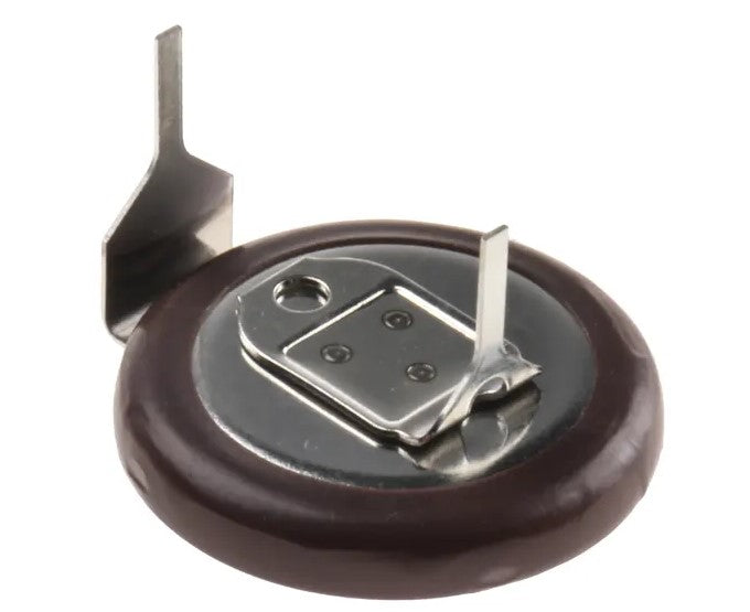 Genopladelig Lithium knapcelle - 3V 7mAh, print, horisontal