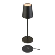 VINOLINA TWO, bordlampe, IP65, 2200/2700/3000K, TOUCH, sort