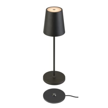 VINOLINA TWO, bordlampe, IP65, 2200/2700/3000K, TOUCH, sort