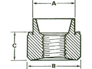 Nittemøtrik - M3 (10 stk.)