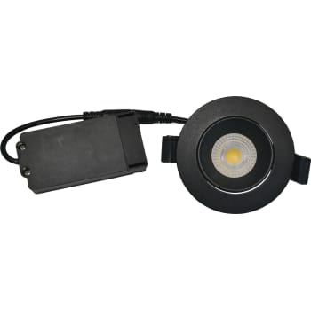 Velia Low Profile Downlight 5,5W 2700K mat sort rund