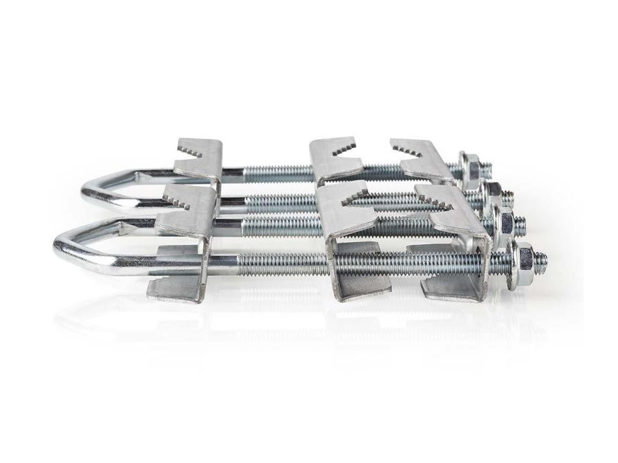 Mast til altan/balkon beslag - galvaniseret stål,  Ø40-60mm