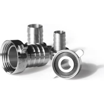 3/4" Slangeforskruning forkromet vinger