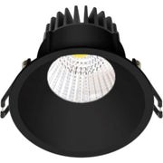 Velia Downlight 10,9W 3000K mat sort rund