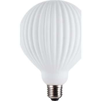 Bianca mat opal strib globe Ø125 mm 3 trin dæmbar E27 4W