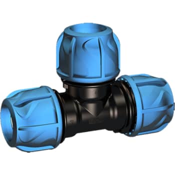 +GF+ iJOINT 110 mm tee, lige, PP, PN16