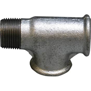 3/4" Galvaniseret tee m/udvendig gevind hoved