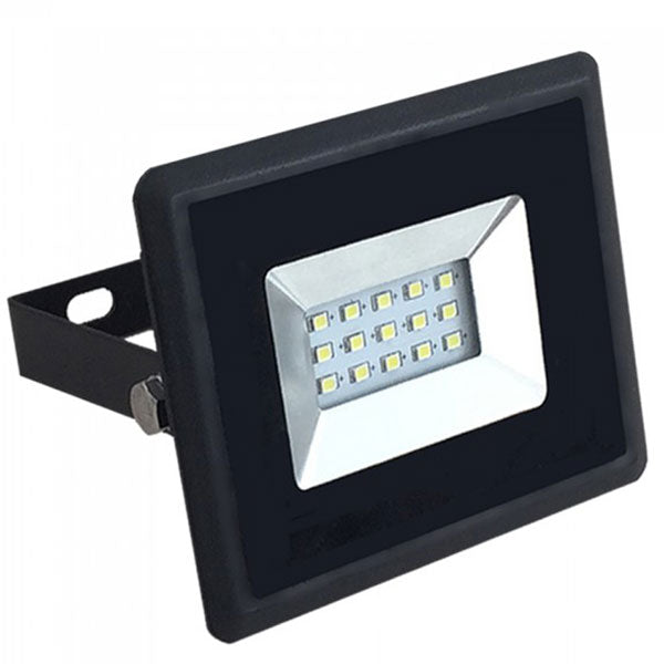 10W LED projektør 6500K 850Lm sort