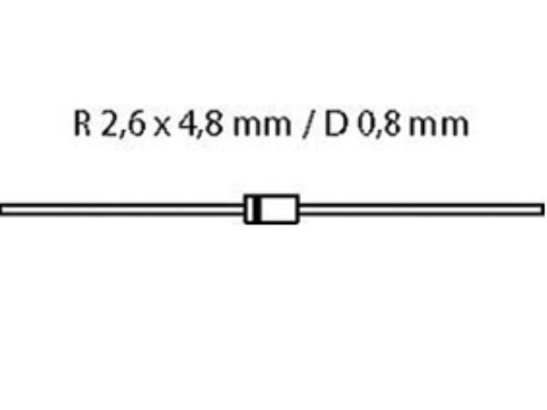 Zenerdiode - 3,3V / 1,3W ±5% (DO41)