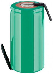 NiMH Sub-C batteri - 1,2V / 4000mAh, Loddeflige, PVC