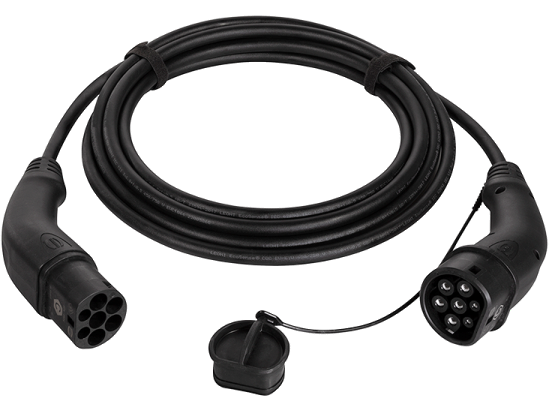 EV Ladekabel, til elbil - 22kW, 32A, 3-faset, type 2 (10m)