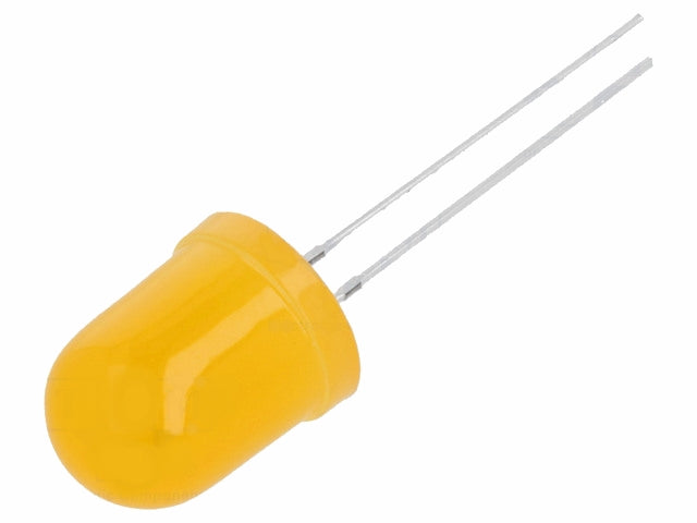 10mm LED - Rund, ORANGE diffus (330mcd 30°)