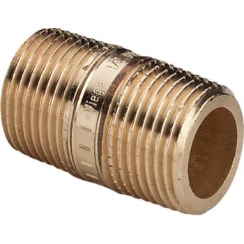 1" x 50 mm Nippelrør Rødgods Silicium Bronze