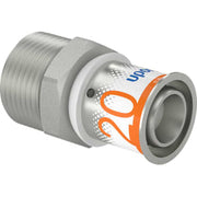 Uponor S-Press kobling m/nippel 20-R3/4"MT