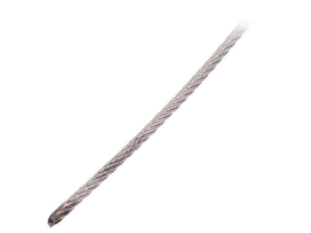 Stålwire - Ø1,5mm, 7x7 A4 rustfri stål (10m)