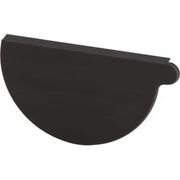 VMZINC endebund til halvrund rende ANTHRA-ZINC venstre 280/80 mm