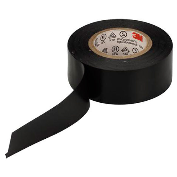 Isolerbånd 0,15x15mm 10M sort