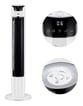 Midea High End Tårnventilator 45W 14 m3/minut med 6-hastigheder Hvid/sort