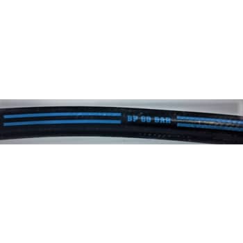 Trykslange, sort, 3/8", 60 m