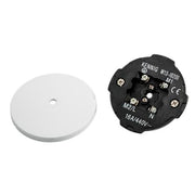 Lampeudtag Ø80mm f/PL dåse 2L+N+J Hvid