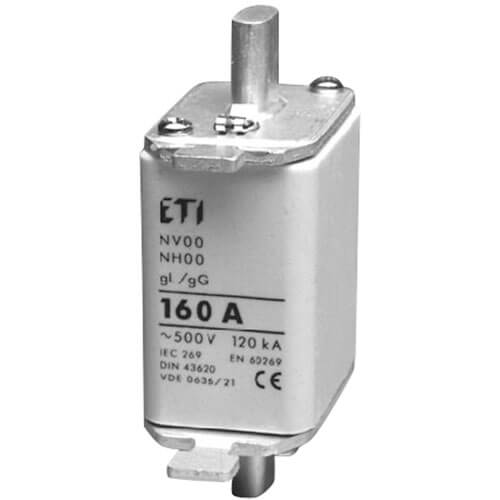 Sikring NH 00 160A 500V gL/gG