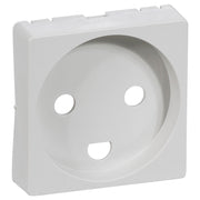 Afdækning for stikkontakt 1 modul gl model lysegrå