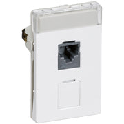 LK Fuga dataudtag rj 45 T3 m.1 stik.cat 5 hvid