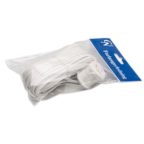 Telefon forlængerledning 15m hvid GN-pak