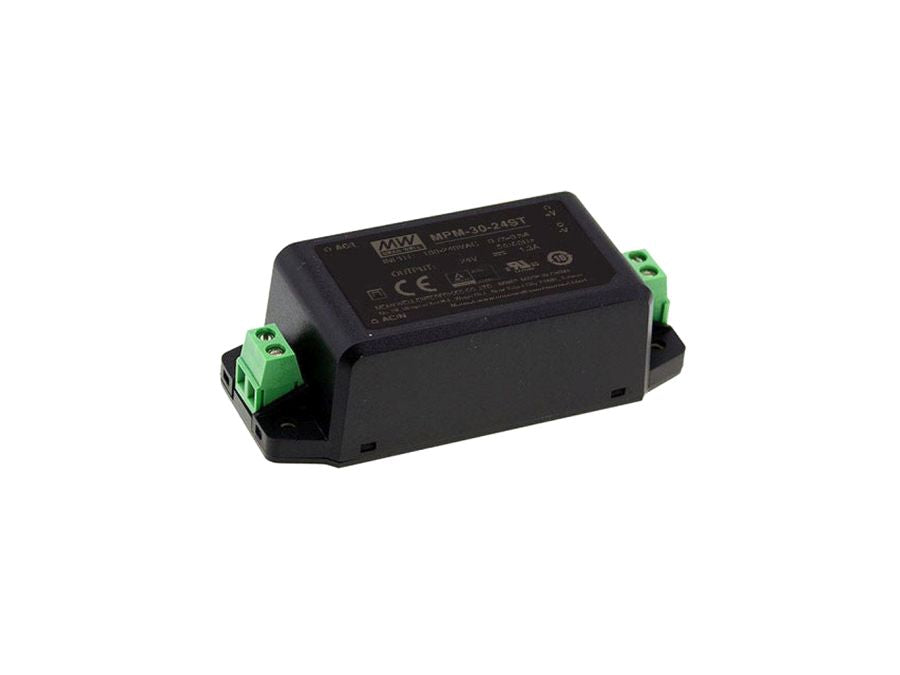 Printstrømforsyning - 24VDC / 1,3A / 30W, indkapslet