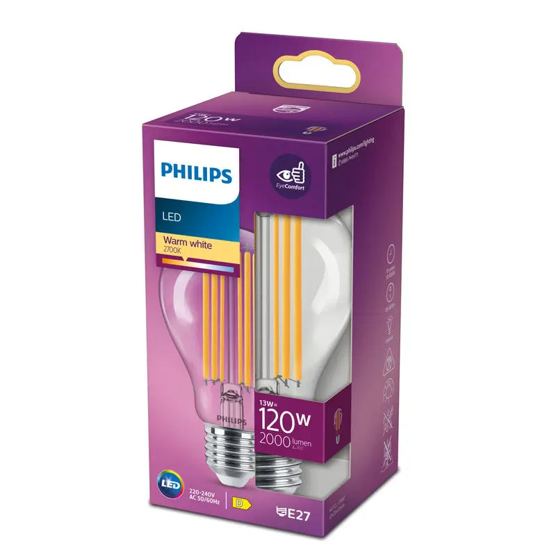 Philips LED 13W (120W) E27 2700K 2000lm