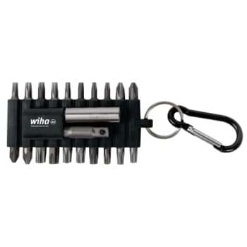 Wiha bitsæt med karabinhage, 22 dele