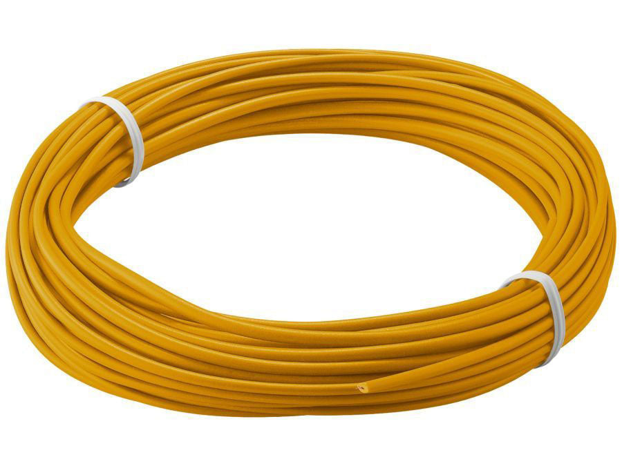 Monteringsledning - 0,14mm² trådet, Orange (10m)