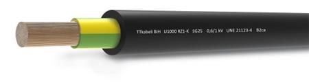 KABEL 1G25 RZ1-K FLEX 100M TR. SORT B2CA