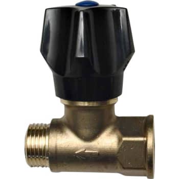 1/2" Stopventil ubehandlet muffe/nippel