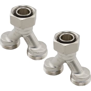 Uponor Fluvia dobbeltfordeler 2xG3/4-3/4" Euro