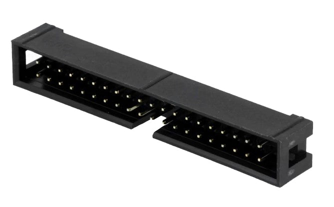 IDC Printfatning, lige - 40 Pol (2x20) han, 2,54mm