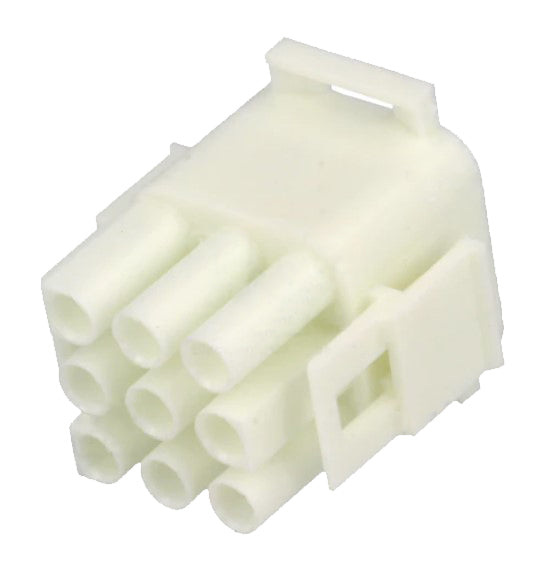 Ledning-til-ledning MLX stikhus - 3x3pol han, 6,35mm