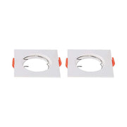 V-Tac Pro GU10 lampe - firkantet, hvid - 3 års producentgaranti