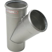 160 x 160 mm x 45° Grenrør rustfri AISI304/EN1.4301 BLÜCHER