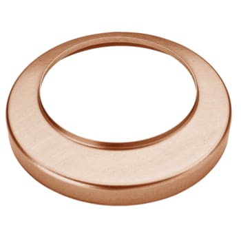 VMZINC brøndkrave 76/116mm flad m/hul kobber