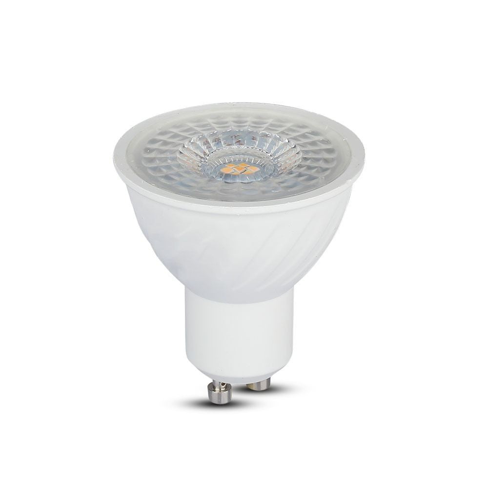 V-Tac 6W LED spot - Samsung LED chip, 230V, GU10 - Erstatter 55W, 445lm, RA80